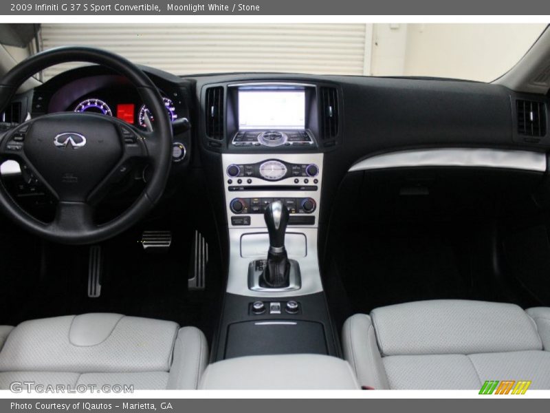Moonlight White / Stone 2009 Infiniti G 37 S Sport Convertible
