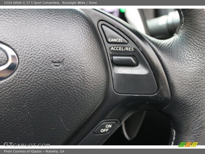 Moonlight White / Stone 2009 Infiniti G 37 S Sport Convertible