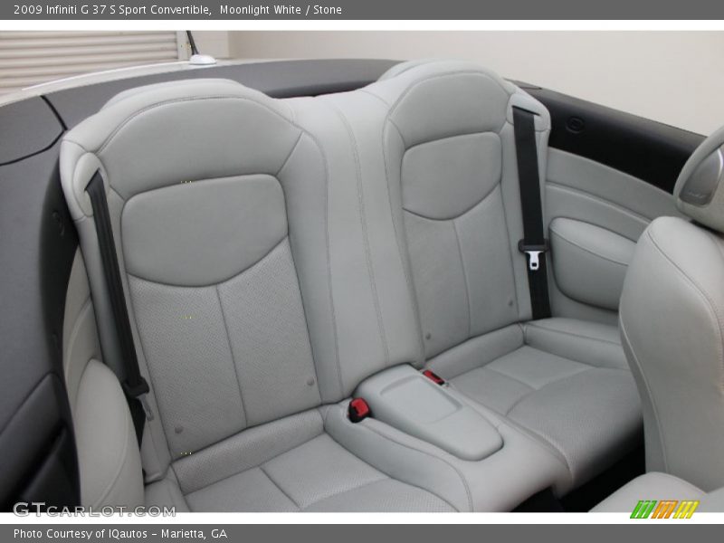 Moonlight White / Stone 2009 Infiniti G 37 S Sport Convertible