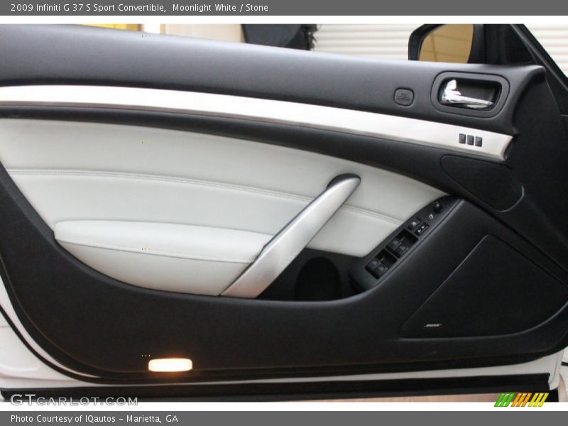 Moonlight White / Stone 2009 Infiniti G 37 S Sport Convertible