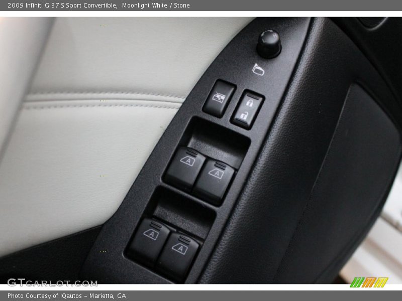 Moonlight White / Stone 2009 Infiniti G 37 S Sport Convertible