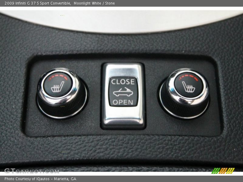 Moonlight White / Stone 2009 Infiniti G 37 S Sport Convertible