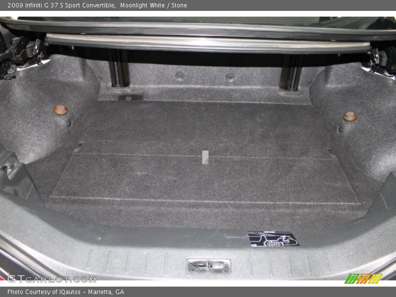 Moonlight White / Stone 2009 Infiniti G 37 S Sport Convertible