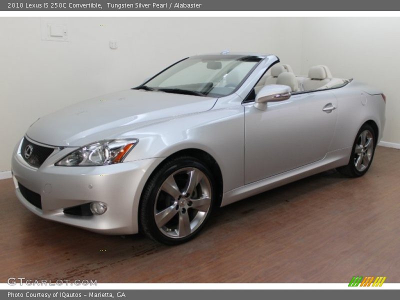 Tungsten Silver Pearl / Alabaster 2010 Lexus IS 250C Convertible