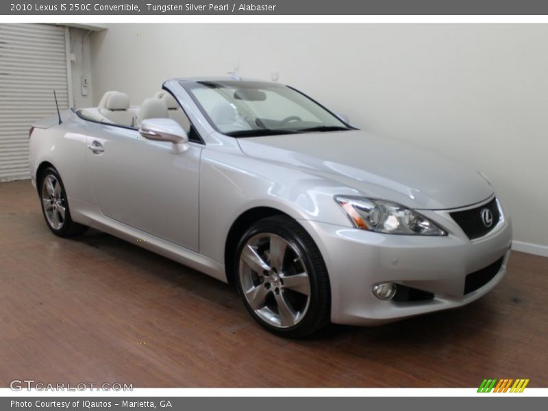 Tungsten Silver Pearl / Alabaster 2010 Lexus IS 250C Convertible
