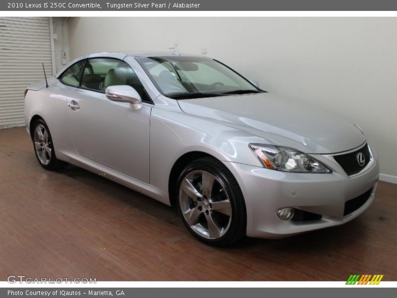 Tungsten Silver Pearl / Alabaster 2010 Lexus IS 250C Convertible