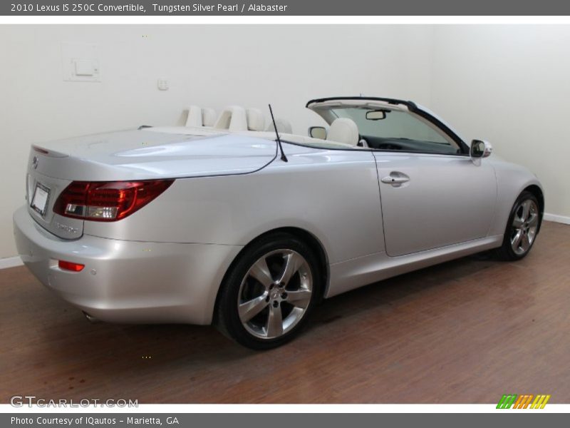 Tungsten Silver Pearl / Alabaster 2010 Lexus IS 250C Convertible