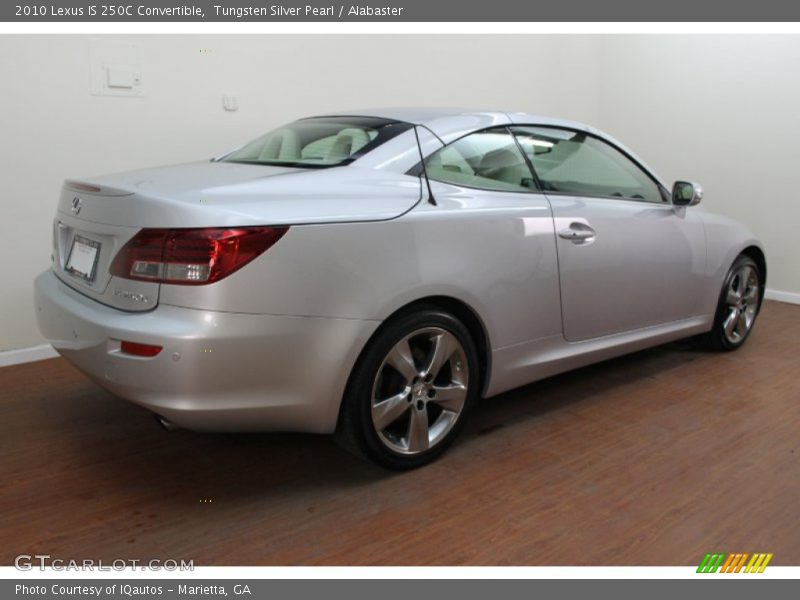 Tungsten Silver Pearl / Alabaster 2010 Lexus IS 250C Convertible