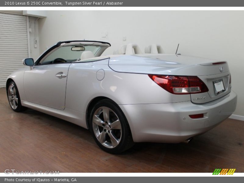 Tungsten Silver Pearl / Alabaster 2010 Lexus IS 250C Convertible