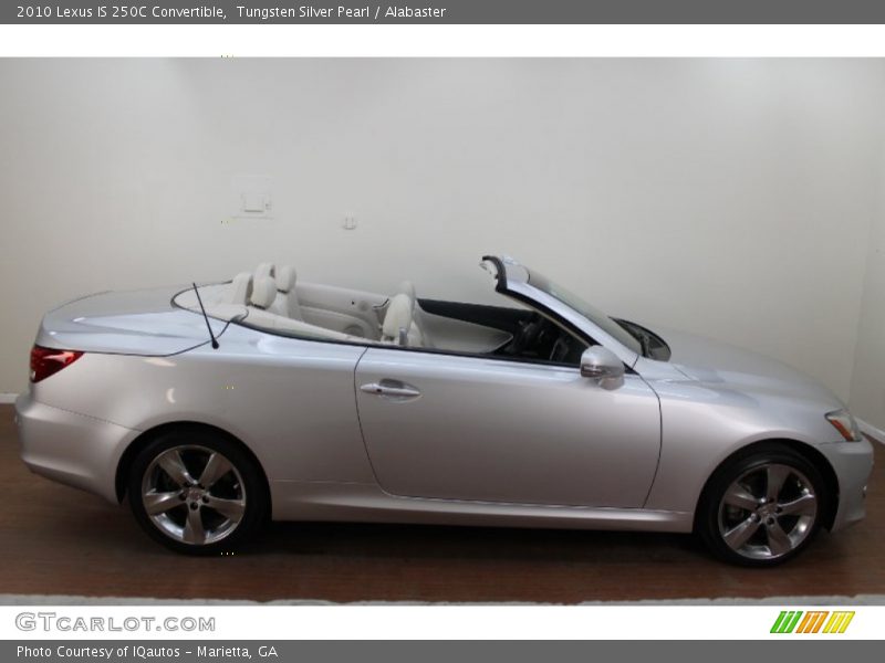 Tungsten Silver Pearl / Alabaster 2010 Lexus IS 250C Convertible