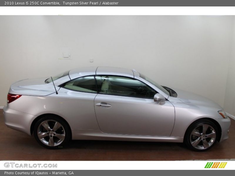 Tungsten Silver Pearl / Alabaster 2010 Lexus IS 250C Convertible