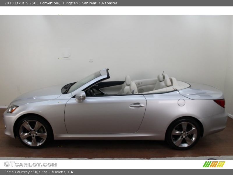 Tungsten Silver Pearl / Alabaster 2010 Lexus IS 250C Convertible