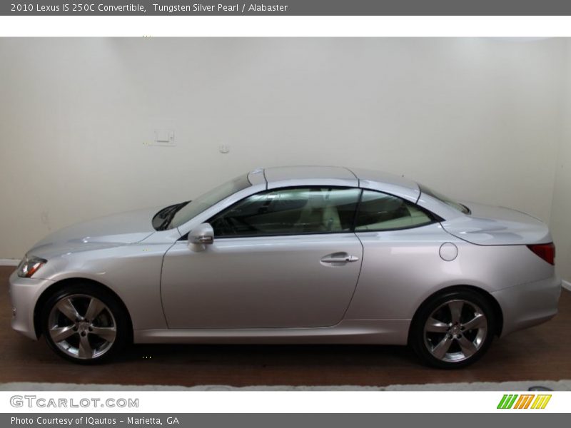 Tungsten Silver Pearl / Alabaster 2010 Lexus IS 250C Convertible