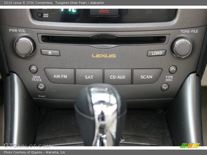 Tungsten Silver Pearl / Alabaster 2010 Lexus IS 250C Convertible