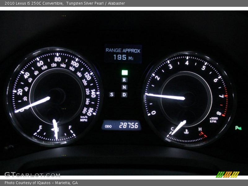 Tungsten Silver Pearl / Alabaster 2010 Lexus IS 250C Convertible