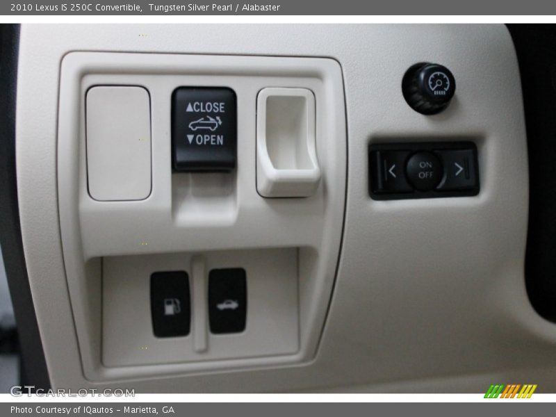 Tungsten Silver Pearl / Alabaster 2010 Lexus IS 250C Convertible
