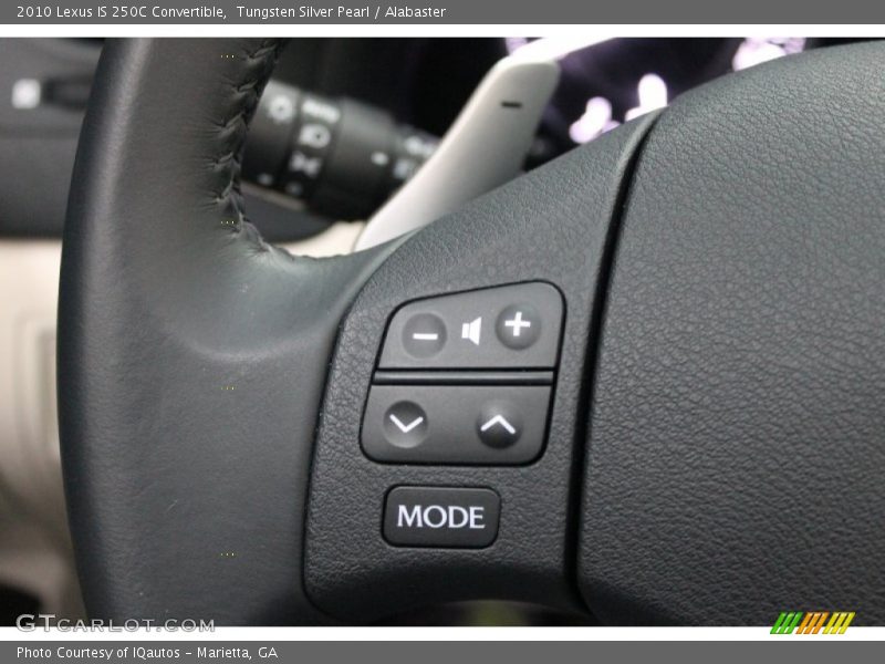 Tungsten Silver Pearl / Alabaster 2010 Lexus IS 250C Convertible