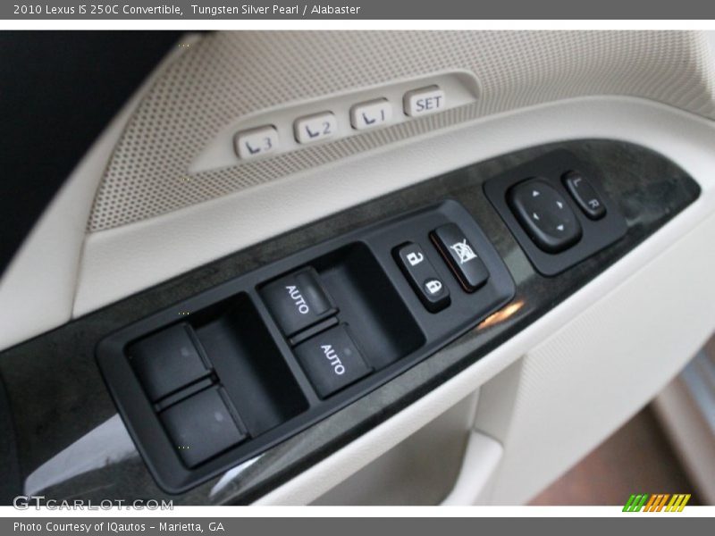 Tungsten Silver Pearl / Alabaster 2010 Lexus IS 250C Convertible