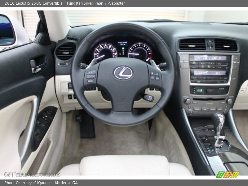 Tungsten Silver Pearl / Alabaster 2010 Lexus IS 250C Convertible