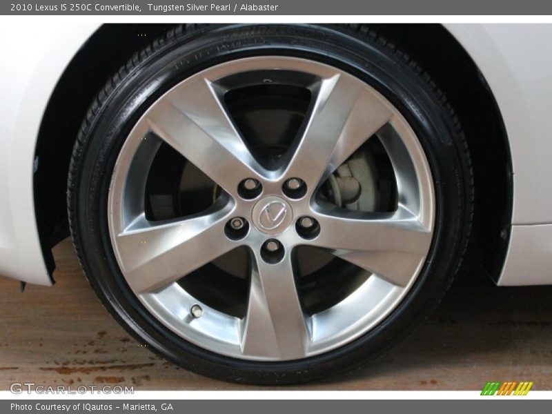 Tungsten Silver Pearl / Alabaster 2010 Lexus IS 250C Convertible
