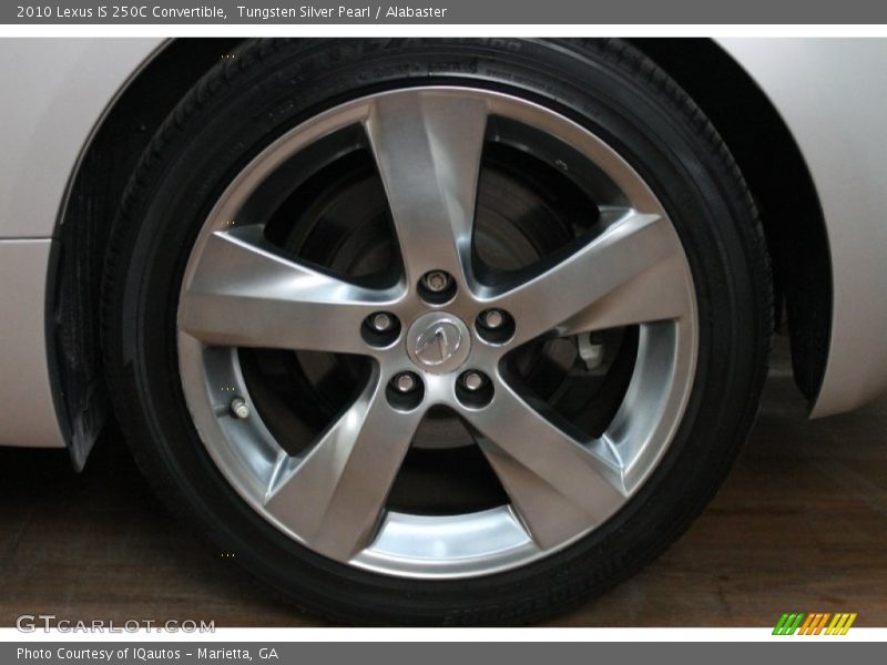 Tungsten Silver Pearl / Alabaster 2010 Lexus IS 250C Convertible