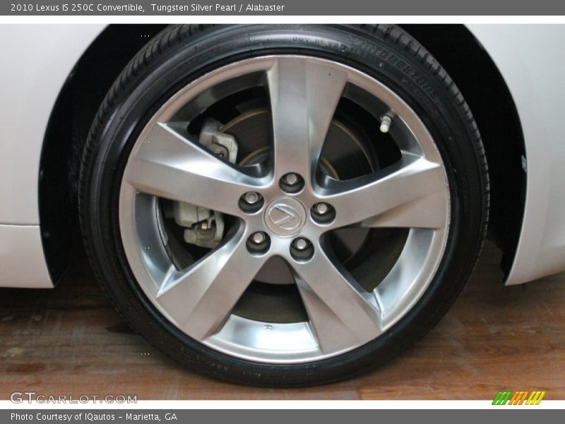 Tungsten Silver Pearl / Alabaster 2010 Lexus IS 250C Convertible