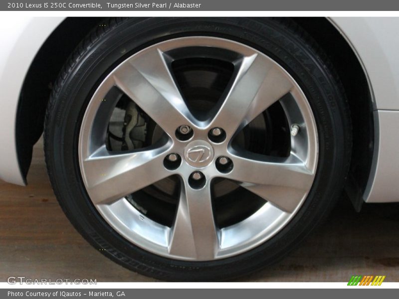 Tungsten Silver Pearl / Alabaster 2010 Lexus IS 250C Convertible