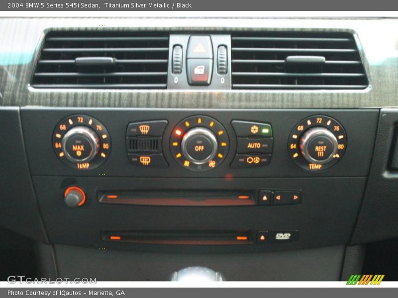 Controls of 2004 5 Series 545i Sedan