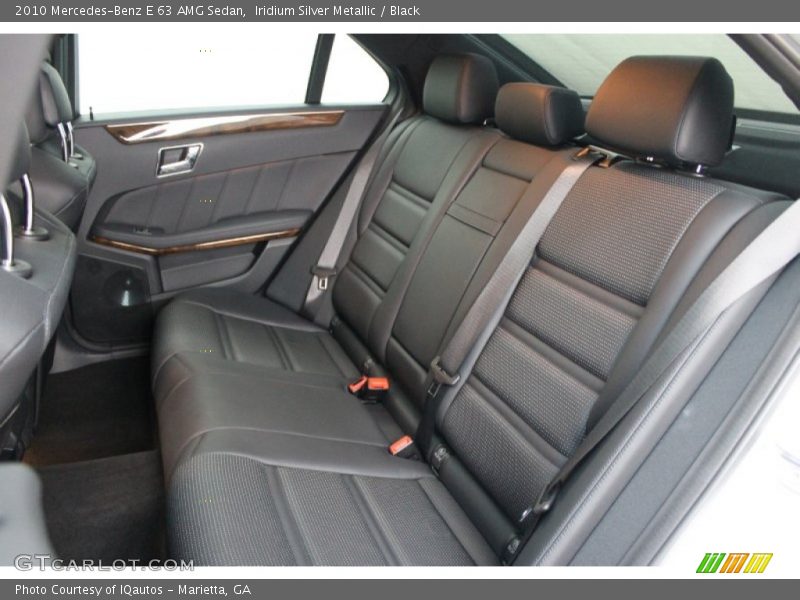 Rear Seat of 2010 E 63 AMG Sedan