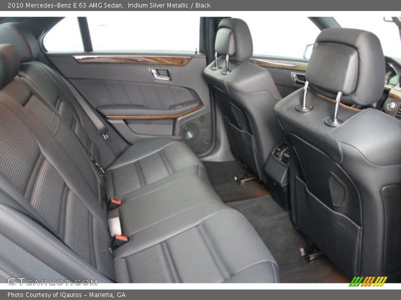 Rear Seat of 2010 E 63 AMG Sedan