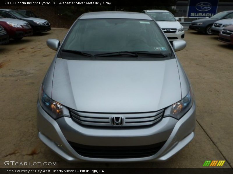 Alabaster Silver Metallic / Gray 2010 Honda Insight Hybrid LX