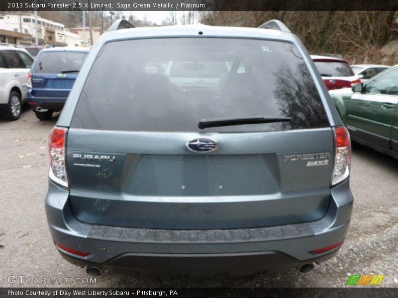 Sage Green Metallic / Platinum 2013 Subaru Forester 2.5 X Limited