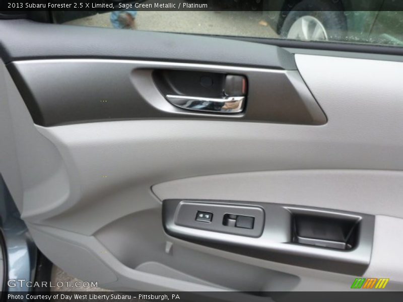 Sage Green Metallic / Platinum 2013 Subaru Forester 2.5 X Limited
