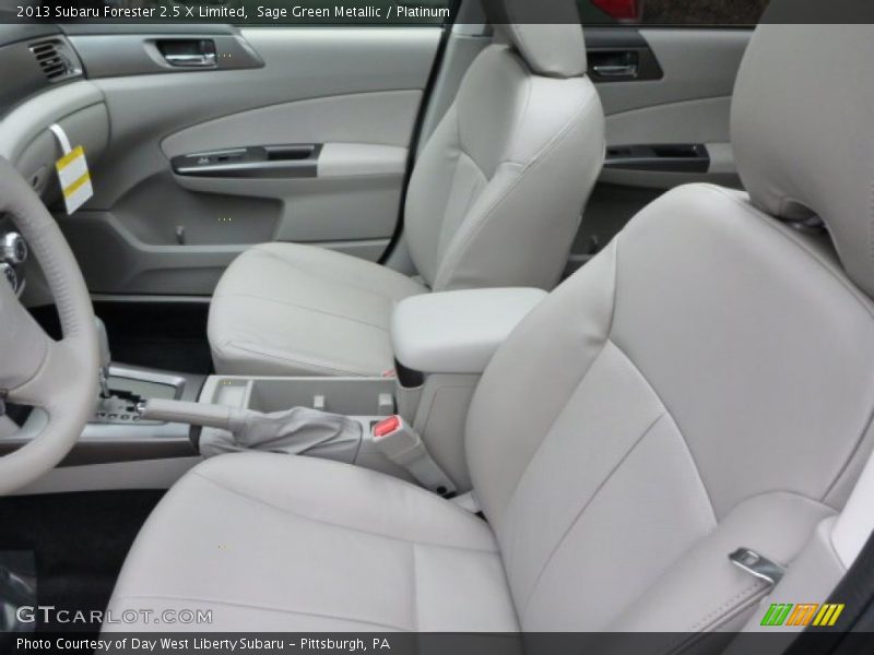 Sage Green Metallic / Platinum 2013 Subaru Forester 2.5 X Limited