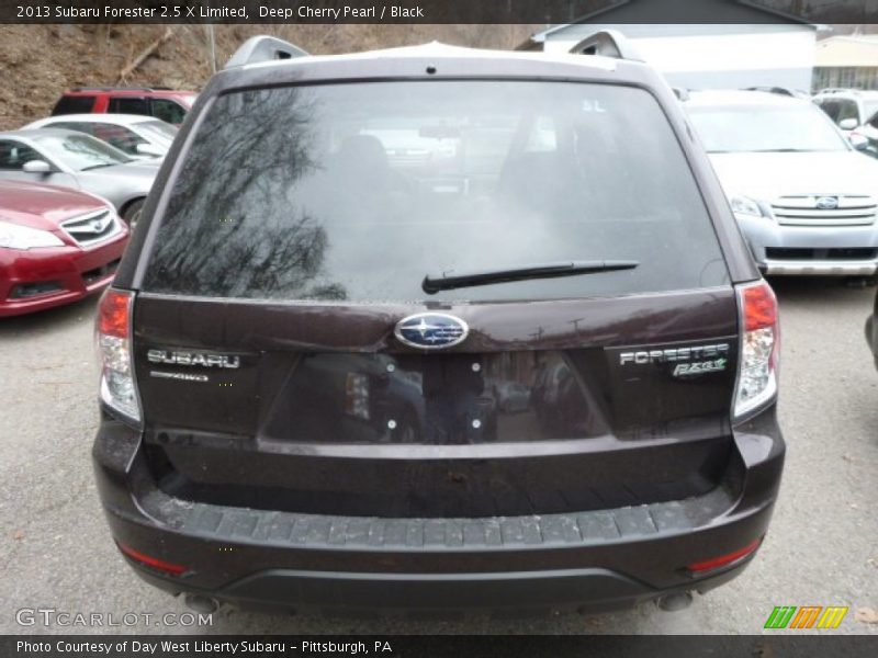 Deep Cherry Pearl / Black 2013 Subaru Forester 2.5 X Limited