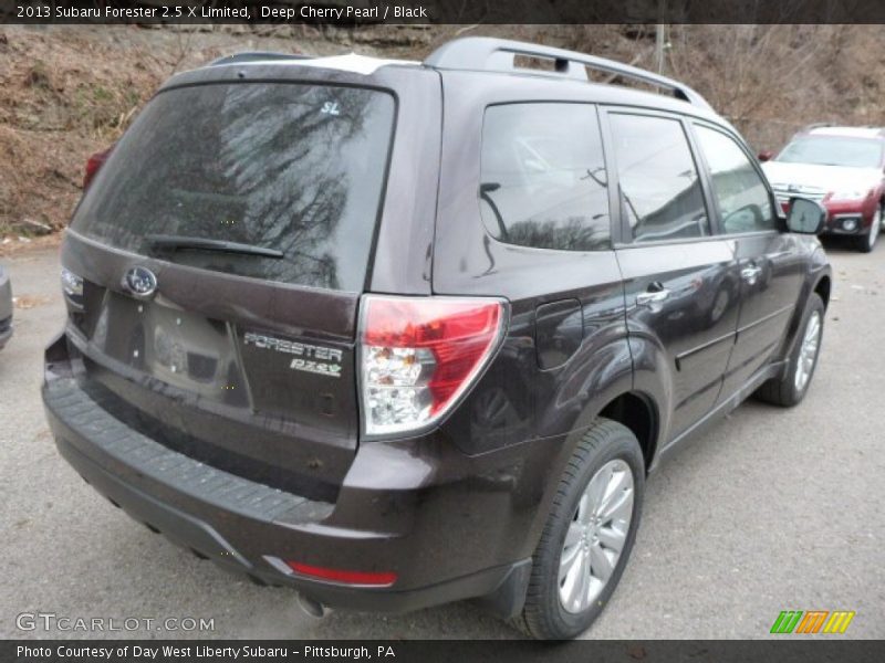 Deep Cherry Pearl / Black 2013 Subaru Forester 2.5 X Limited