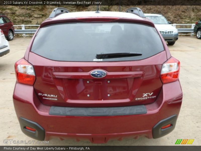 Venetian Red Pearl / Ivory 2013 Subaru XV Crosstrek 2.0 Limited