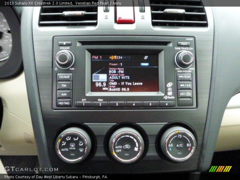 Controls of 2013 XV Crosstrek 2.0 Limited