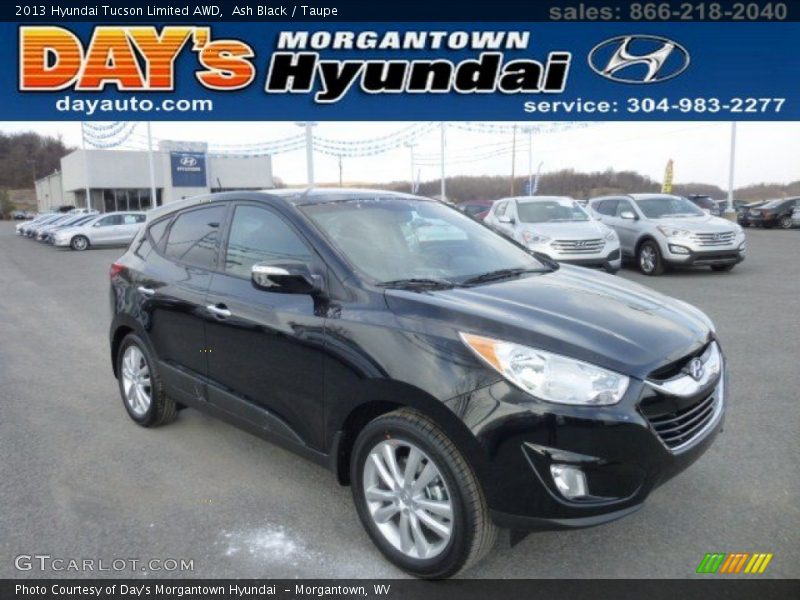 Ash Black / Taupe 2013 Hyundai Tucson Limited AWD