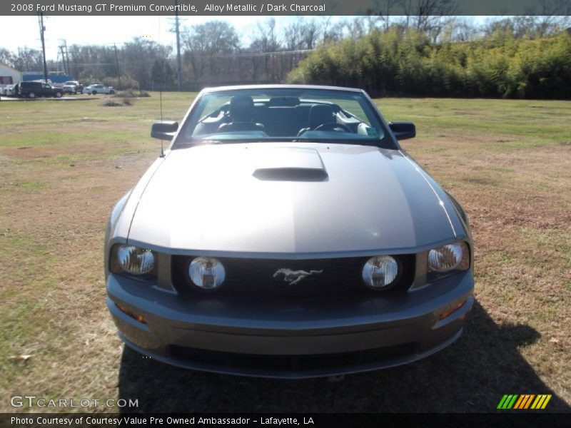 Alloy Metallic / Dark Charcoal 2008 Ford Mustang GT Premium Convertible