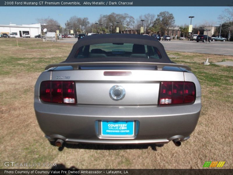 Alloy Metallic / Dark Charcoal 2008 Ford Mustang GT Premium Convertible