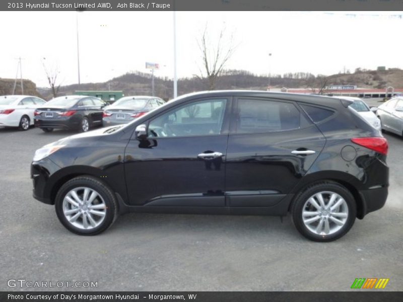 Ash Black / Taupe 2013 Hyundai Tucson Limited AWD