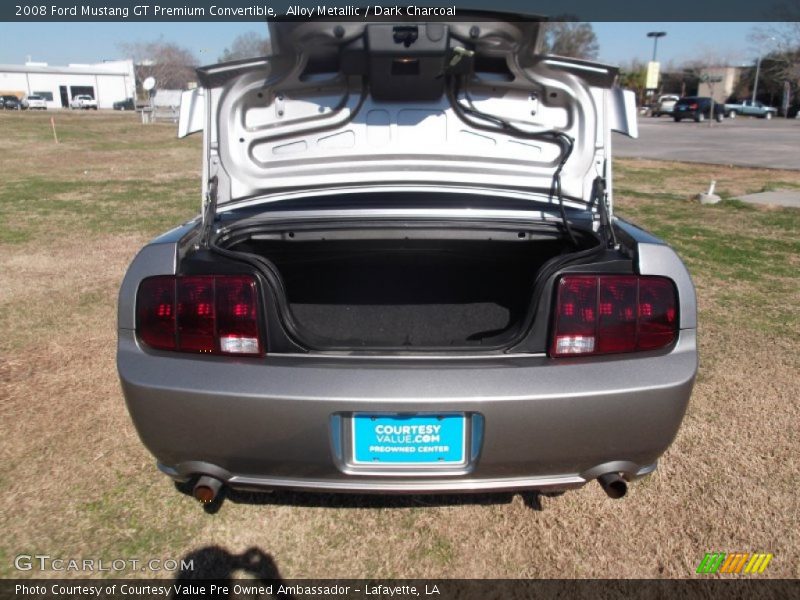 Alloy Metallic / Dark Charcoal 2008 Ford Mustang GT Premium Convertible