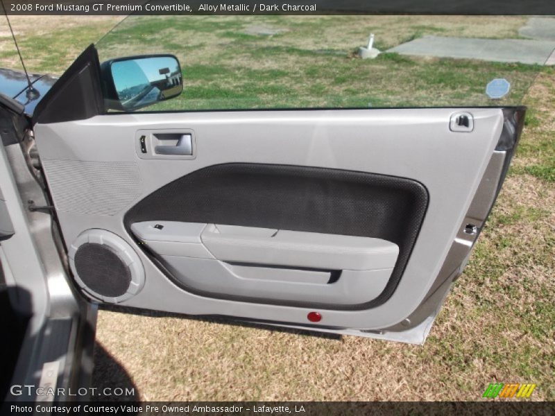 Alloy Metallic / Dark Charcoal 2008 Ford Mustang GT Premium Convertible