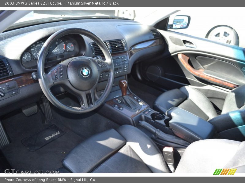 Black Interior - 2003 3 Series 325i Coupe 