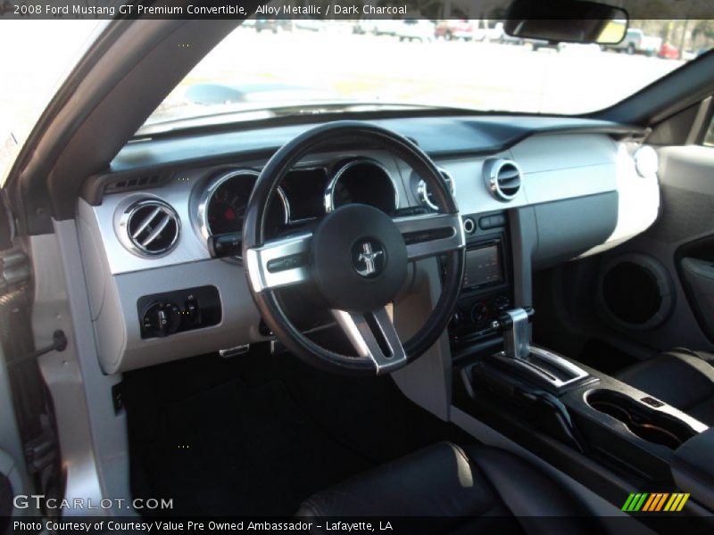Alloy Metallic / Dark Charcoal 2008 Ford Mustang GT Premium Convertible