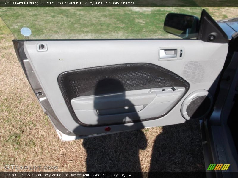 Alloy Metallic / Dark Charcoal 2008 Ford Mustang GT Premium Convertible