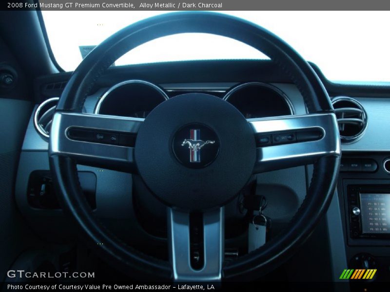 Alloy Metallic / Dark Charcoal 2008 Ford Mustang GT Premium Convertible