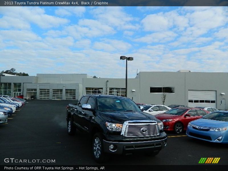Black / Graphite 2013 Toyota Tundra Platinum CrewMax 4x4