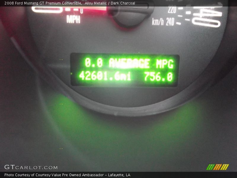 Alloy Metallic / Dark Charcoal 2008 Ford Mustang GT Premium Convertible